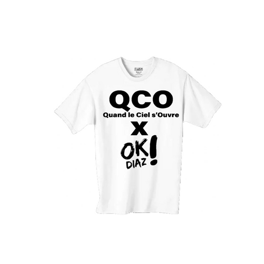 T-shirt ok Diaz blanc
