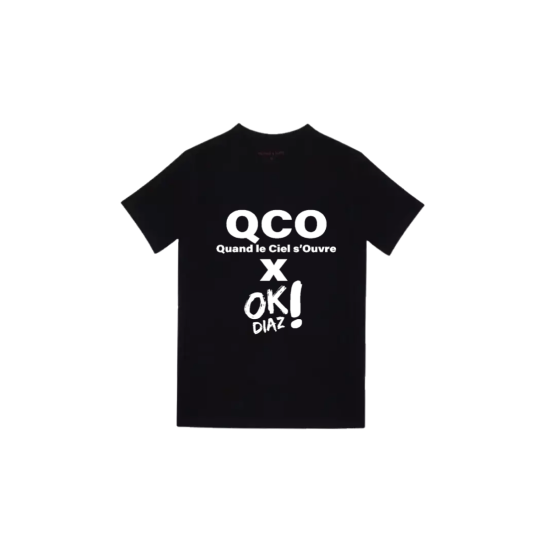 T-shirt ok diaz Qco noir