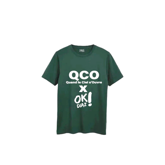 T-shirt vert bouteille