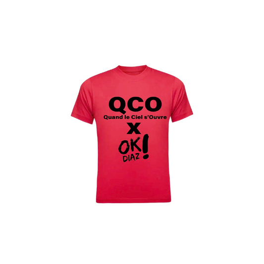 T-shirt ok Diaz rouge